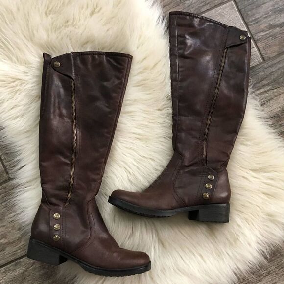 BareTraps Brown Oria Riding Boot - Picture 2 of 10